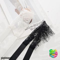 Mặt Nạ Cosplay Sexy Ren Đen - Phụ Kiện Gợi Cảm Dành Cho Fan Thời Trang - Đồ Độc Đáo Cho Buổi Tiệc Hay Halloween