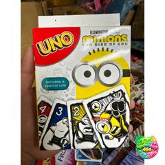Áo Thun Nam Cotton Premium Cổ Tròn Minions - Game Bài Uno 112 Lá Cực Cool - Quà Tặng Trẻ Em từ 7 Tuổi