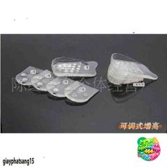 Bộ 10 Miếng Lót Giày Silicon Tăng Chiều Cao - Chống Đau Chân, Tùy Chỉnh Chiều Cao Dễ Dàng, Phù Hợp Mọi Loại Giày