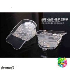 Bộ 10 Miếng Lót Giày Silicon Tăng Chiều Cao - Chống Đau Chân, Tùy Chỉnh Chiều Cao Dễ Dàng, Phù Hợp Mọi Loại Giày