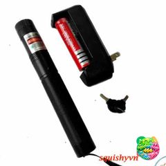 Bút laser 303 có pin sạc - Đèn chiếu đa chế độ, ánh sáng xanh lá, công suất 5000mw, thích hợp giảng dạy và hướng dẫn du lịch.