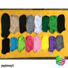 Combo 50 Đôi Tất Nam Cổ Ngắn Cotton Chất Lượng Cao - Vớ Chống Kháng Khuẩn Thoáng Khí Cho Giày Tây Công Sở