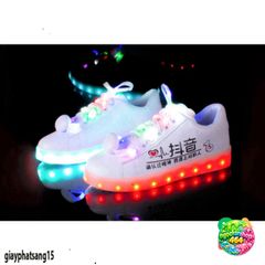 Giày LED Phát Sáng Thể Thao Chữ Hàn - 8 Chế Độ Đèn Nhiều Màu Cho Nam Nữ, Thời Trang Hàn Quốc, Dùng Trong Mọi Sự Kiện