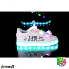 Giày LED Phát Sáng Thể Thao Chữ Hàn - 8 Chế Độ Đèn Nhiều Màu Cho Nam Nữ, Thời Trang Hàn Quốc, Dùng Trong Mọi Sự Kiện