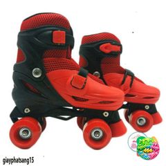 Giày Patin 4 Bánh An Toàn Cho Trẻ Em - Trượt Thoải Mái Từ 5 Đến 14 Tuổi - Giày Chơi An Toàn, Đổi Trả 15 Ngày