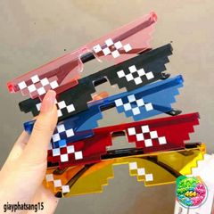 Kính Thợ Mỏ Minecraft Thuglife - Kính Mát Thời Trang Phong Cách 8bit Dành Cho Nam Nữ - Giá Rẻ, Chất Lượng Cao, Hot Trend 2021