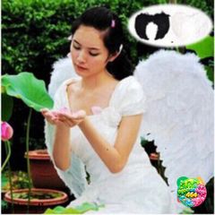 Cặp Vest Thiên Thần Bé Gái Màu Trắng - Trang Phục Halloween, Tiệc Giáng Sinh Đáng Yêu Với Cánh Lông Vũ Cao Cấp