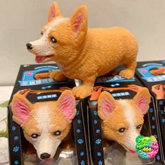 Đồ Chơi Squishy Hình Chó Corgi Dễ Thương - Giảm Stress Cho Bé - An Toàn, Đồ Chơi Phát Triển Trí Tuệ, Chất Liệu PU Mềm mại