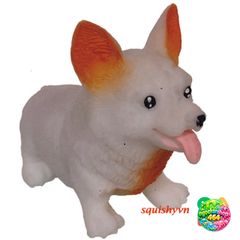 Đồ Chơi Squishy Hình Chó Corgi Dễ Thương - Giảm Stress Cho Bé - An Toàn, Đồ Chơi Phát Triển Trí Tuệ, Chất Liệu PU Mềm mại