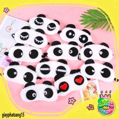 Khẩu Trang Gấu Panda Hoạt Hình Dễ Thương - Vải Mềm Mại, Không Gây Kích Ứng, Thích Hợp Sử Dụng Hàng Ngày