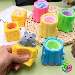 Squishy Mochi Bánh Bao - Đồ Chơi Bóp Giảm Stress Dễ Thương Cho Trẻ Em và Người Lớn - An Toàn, Mềm Mịn, Độc Đáo 4 Màu Sắc