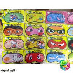 Bịt Mắt Ngủ Siêu Cute Hàn Quốc - Eye Mask Ngộ Nghĩnh Có Gel & Không Gel, Tiện Lợi Cho Giấc Ngủ Ngon Lành