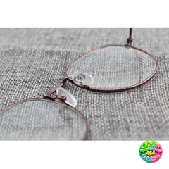 Kính Mắt Mèo Vintage Thời Trang - Kính Ngố Chống Bụi và Nắng Gió, Chất Liệu Kim Loại Bền Đẹp, Phù Hợp Nam Nữ