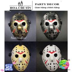 Mặt nạ Halloween Jason Voorhees - Mặt nạ hóa trang độc đáo cho tiệc Halloween và cosplay - Kích thước Lớn, chất liệu nhựa cao cấp