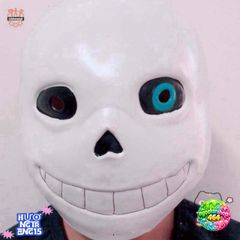 Mặt Nạ Cao Su Undertale Sans - Phụ Kiện Halloween Độc Đáo, Một Đầu Đầy Đủ Tiện Lợi Cho Nam Nữ, Dự Tiệc Hóa Trang