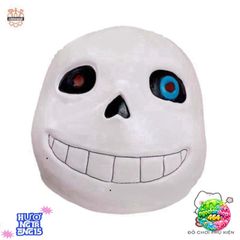 Mặt Nạ Cao Su Undertale Sans - Phụ Kiện Halloween Độc Đáo, Một Đầu Đầy Đủ Tiện Lợi Cho Nam Nữ, Dự Tiệc Hóa Trang