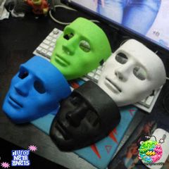 Mặt Nạ Cosplay Jabbawockeez Trắng - Phụ Kiện Nghệ Thuật Hóa Trang Độc Đáo Cho Bữa Tiệc Và Sự Kiện
