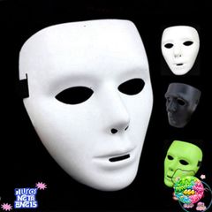 Mặt Nạ Dạ Hội Jabbawockeez Màu Trắng Hip Hop - Phụ Kiện Thời Trang Độc Đáo Cho Tiệc Hóa Trang và Cosplay