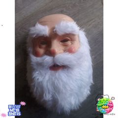 Mặt Nạ Ông Già Noel Độc Đáo Kèm Mũ Santa - Phụ Kiện Giáng Sinh & Halloween Cho Bữa Tiệc Thú Vị