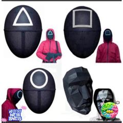 Mặt Nạ Lính Trò Chơi Con Mực - Phụ Kiện Hóa Trang Độc Đáo Cho Halloween & Cosplay - Sưu Tập Fandom Phim Điện Ảnh