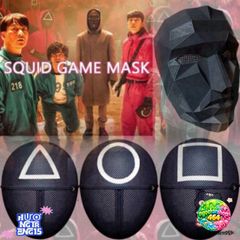 Mặt Nạ Lính Trò Chơi Con Mực - Phụ Kiện Hóa Trang Độc Đáo Cho Halloween & Cosplay - Sưu Tập Fandom Phim Điện Ảnh