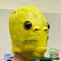 Mặt Nạ Đầu Cá Chép Silicon Halloween - Phụ Kiện Hóa Trang Sáng Tạo Cho Tiệc Cosplay Và Sự Kiện Vui Nhộn