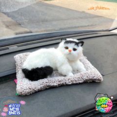 Thú Bông Chó Poodle Nâu Lông Xù Siêu Mềm - Khử Mùi Bằng Lõi Than Hoạt Tính - Trang Trí Xe Hơi Dễ Thương
