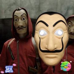 Mặt Nạ Salvador Dali Money Heist - Phụ Kiện Hóa Trang Halloween Độc Đáo Cho Bữa Tiệc, An Toàn, Thoải Mái, Dành Cho Mọi Lứa Tuổi