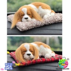 Thú Nhồi Cáo Trắng Trang Trí Ô Tô - Khử Mùi Hôi, Thanh Lọc Không Khí, Phụ Kiện Dễ Thương Cho Xe Hơi