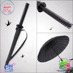 Ô Dù Katana Kiểu Kiếm Nhật Bản - Dù Chống Mưa Nắng 16 Nan Màu Đen, Phụ Kiện Thời Trang Độc Đáo và Nổi Bật