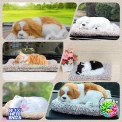 Giá Đỡ Thú Cưng Hình Chó Mèo Than Hoạt Tính - Trang Trí Ô Tô, Bàn, Phòng, Khử Mùi Hiệu Quả【28x20 cm】