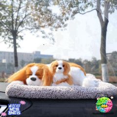 Giá Đỡ Thú Cưng Hình Chó Mèo Than Hoạt Tính - Trang Trí Ô Tô, Bàn, Phòng, Khử Mùi Hiệu Quả【28x20 cm】