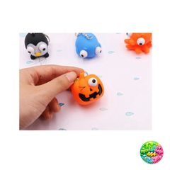 Móc Khóa Bóp Lòi Mắt Đổi Mặt Chibi - Quà Tặng Dễ Thương Cho Fan Anime và Thú Cưng