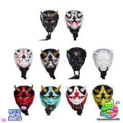 Mặt Nạ Ma Quái ONI Demon Nhật Bản - Phụ Kiện Halloween Cosplay Độc Đáo Cho Các Bữa Tiệc và Sự Kiện Thú Vị