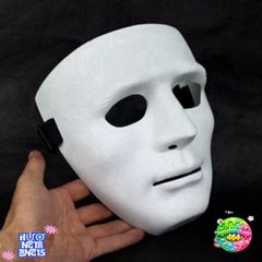 Mặt Nạ Hóa Trang Dạ Hội Hip Hop Jabbawockeez - Mặt Nạ Độc Đáo Màu Trắng Cho Tiệc Tùng và Nghệ Thuật Vui Vẻ