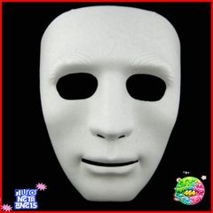 Mặt Nạ Hóa Trang Dạ Hội Hip Hop Jabbawockeez - Mặt Nạ Độc Đáo Màu Trắng Cho Tiệc Tùng và Nghệ Thuật Vui Vẻ