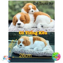 Mô Hình Chó Mèo Bông To Với Than Hoạt Tính Khử Mùi, Trang Trí Taplo Xe 28x20cm - Phụ Kiện Nội Thất Dễ Thương