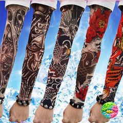 Găng Tay Hình Xăm Độc Đáo - Bộ 2 Cái Bảo Vệ Da Tay Chống Nắng - Phụ Kiện Thời Trang Cho Người Yêu Phượt
