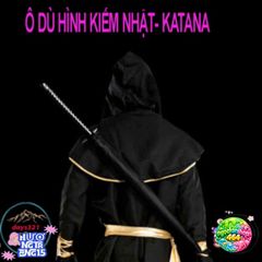 Dù Che Mưa Katana Nhật Bản - Ô Dù Thời Trang Bền Bỉ 16/24 Nan - Phong Cách Độc Đáo và Tiện Lợi