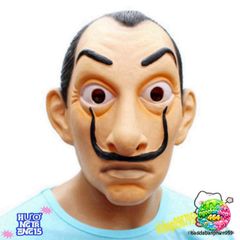 Mặt Nạ Salvador Dali Money Heist La Casa De Papel - Phụ Kiện Halloween Độc Đáo Cho Tiệc Hóa Trang và Cosplay
