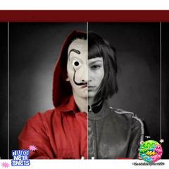 Mặt Nạ Salvador Dali Money Heist La Casa De Papel - Phụ Kiện Halloween Độc Đáo Cho Tiệc Hóa Trang và Cosplay
