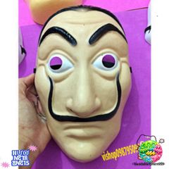 Mặt Nạ Salvador Dali Money Heist La Casa De Papel - Phụ Kiện Halloween Độc Đáo Cho Tiệc Hóa Trang và Cosplay