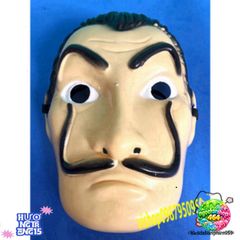 Mặt Nạ Salvador Dali Money Heist La Casa De Papel - Phụ Kiện Halloween Độc Đáo Cho Tiệc Hóa Trang và Cosplay