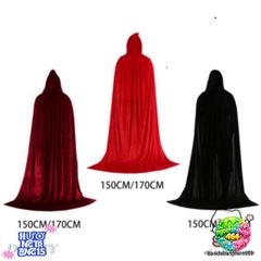 Áo choàng dài mũ trùm đầu Halloween - Trang phục hóa trang độc đáo cho bữa tiệc và sự kiện cosplay, phù hợp cho mọi chiều cao.