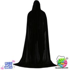 Áo choàng dài mũ trùm đầu Halloween - Trang phục hóa trang độc đáo cho bữa tiệc và sự kiện cosplay, phù hợp cho mọi chiều cao.