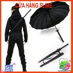 Ô Dù Che Mưa Katana 16 Nan - Phụ Kiện Thời Trang Cán Giống Kiếm Nhật, Chất Liệu Polyester Bền Bỉ, Thiết Kế Độc Đáo, Thời Thượng