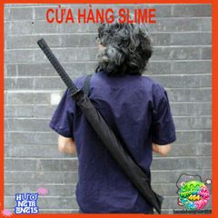 Ô Dù Che Mưa Katana 16 Nan - Phụ Kiện Thời Trang Cán Giống Kiếm Nhật, Chất Liệu Polyester Bền Bỉ, Thiết Kế Độc Đáo, Thời Thượng