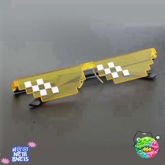 Kính Mắt Thug Life Nam - Kiểu Dáng 8 Bit Độc Đáo, Điểm Nhấn Thời Trang Cho Game Thủ và Người Yêu Meme