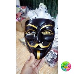 Mặt Nạ Hacker Guy Fawkes Đèn LED 7 Màu - Mặt Nạ Anonymous Thể Thao Sáng Tạo - Quà Tặng Độc Đáo cho Fan Hâm Mộ V for Vendetta