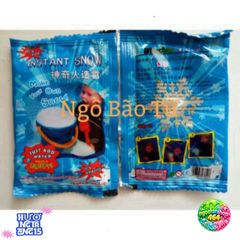 Tuyết Nhân Tạo Bông Bạc Hạt Mịn 10 Gói - Nguyên Liệu Làm Slime Giá Rẻ, Phù Hợp Làm Đồ Nghề Thủ Công